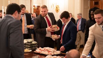 A Clemson Player Had Some A+ Responses After Going Viral For Crushing The White House Fast Food Buffet