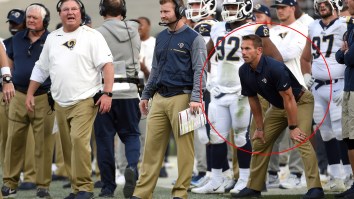 The Rams’ Strength Coach Spends Each Gameday Making Sure Sean McVay Doesn’t Get Run Over By Refs