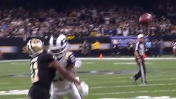 Saints Fans Come Up With Conspiracy Theories After It’s Revealed That Ref Who Missed Pass Interference Call Once Played For The Rams