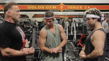 Chad Goes Deep Hits The Gym With Arnold Schwarzenegger To Pump You Up For The Arnold Strongman Classic