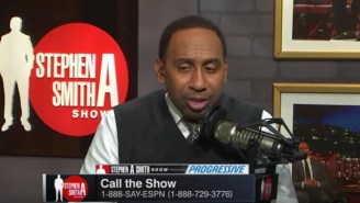 Stephen A. Smith Stopped His Own Rant To Talk About How Hot The Wife Of Knicks Head Coach David Fizdale Is