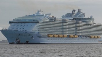Drunk Man Jumps Off World’s Largest Cruise Ship, Posts Video Online, Gets Banned For Life From Royal Caribbean