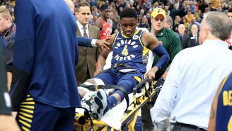 NBA Community Reacts, Sends Thoughts To Victor Oladipo Following Nasty Knee Injury