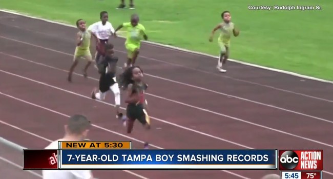 7-Year-Old Sprinter Rudolph Blaze Ingram Is Breaking Records