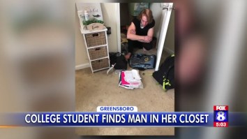 College Students Thought They Had A Ghost In Their Closet, But It Turned Out To Be A 30-Year-Old Man