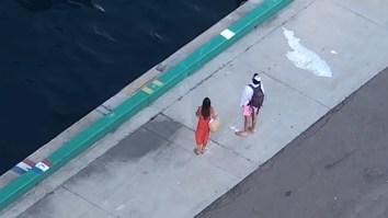 Viral Video Shows Couple Helplessly Watching Their Cruise Ship Leave Without Them, Stranding Them In The Caribbean