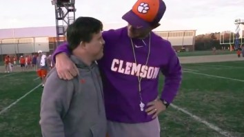 Dabo Swinney’s Gift To An Equipment Manager With Special Needs Is The Feel-Good Story Of Super Bowl LIII
