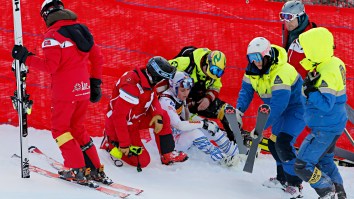 Lindsey Vonn Suffers Gnarly Crash During The Final Super-G Race Before Retirement