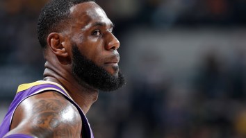 NBA Fans React To LeBron James Sitting Alone At The End Of The Bench During Worst Blowout Of His Career