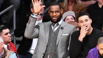 LeBron James Causes A Stir During The Super Bowl When He Tweets Asking For NBA Trade News