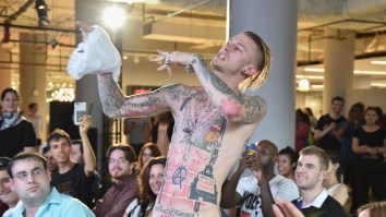 Machine Gun Kelly Responds To Eminem Ripping Him At A Concert, And Eminem Fans Are Pissed