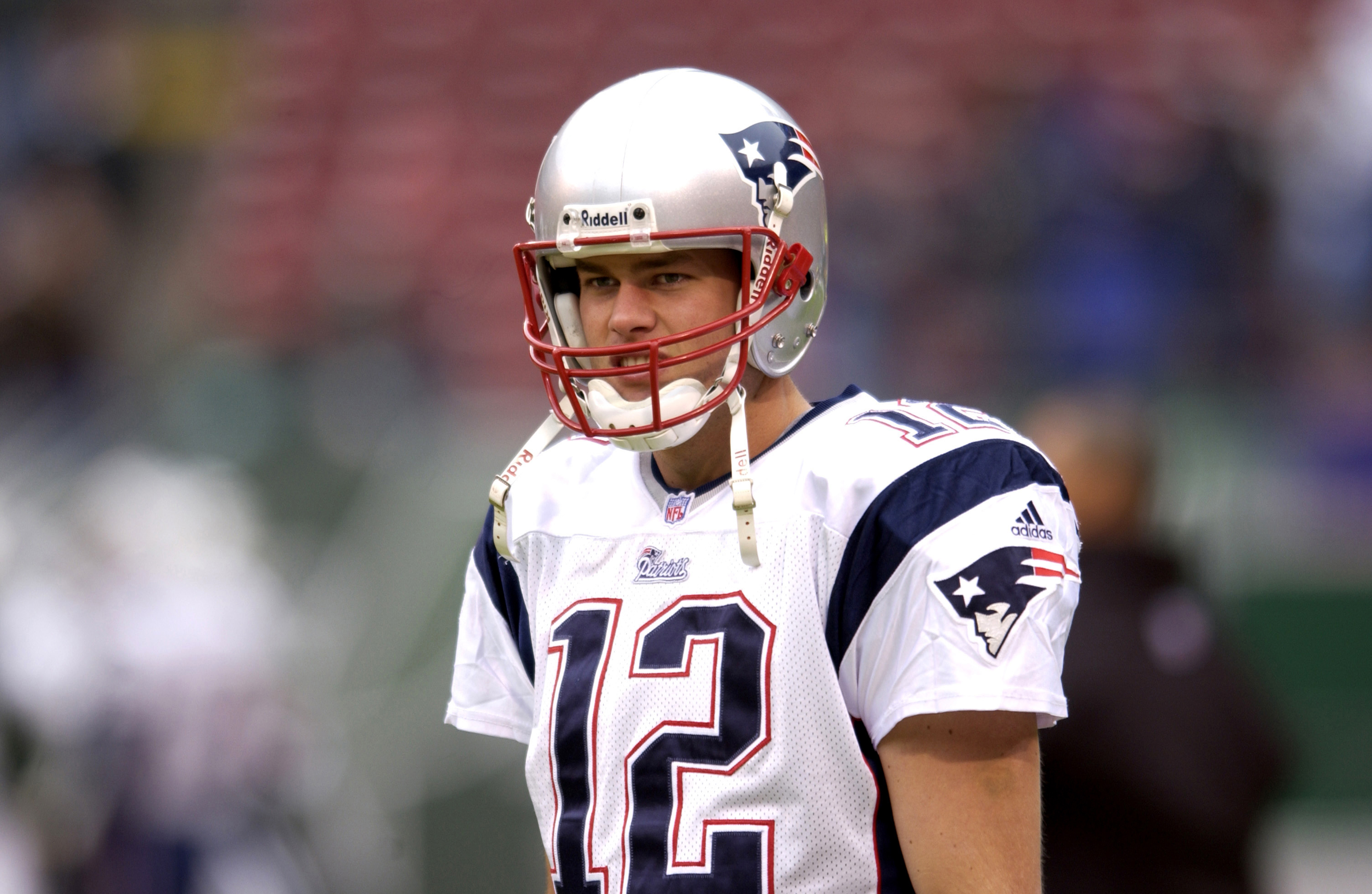 A Tom Brady rookie football card sold for $400,100