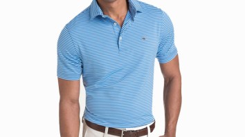 ‘Kennedy Stripe’ Performance Polo From Vineyard Vines Will Quickly Become Your Favorite Golf Shirt