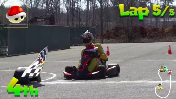 Kyle Busch Created A Legit ‘Mario Kart’ Track And It Looks Like An Absolute Blast