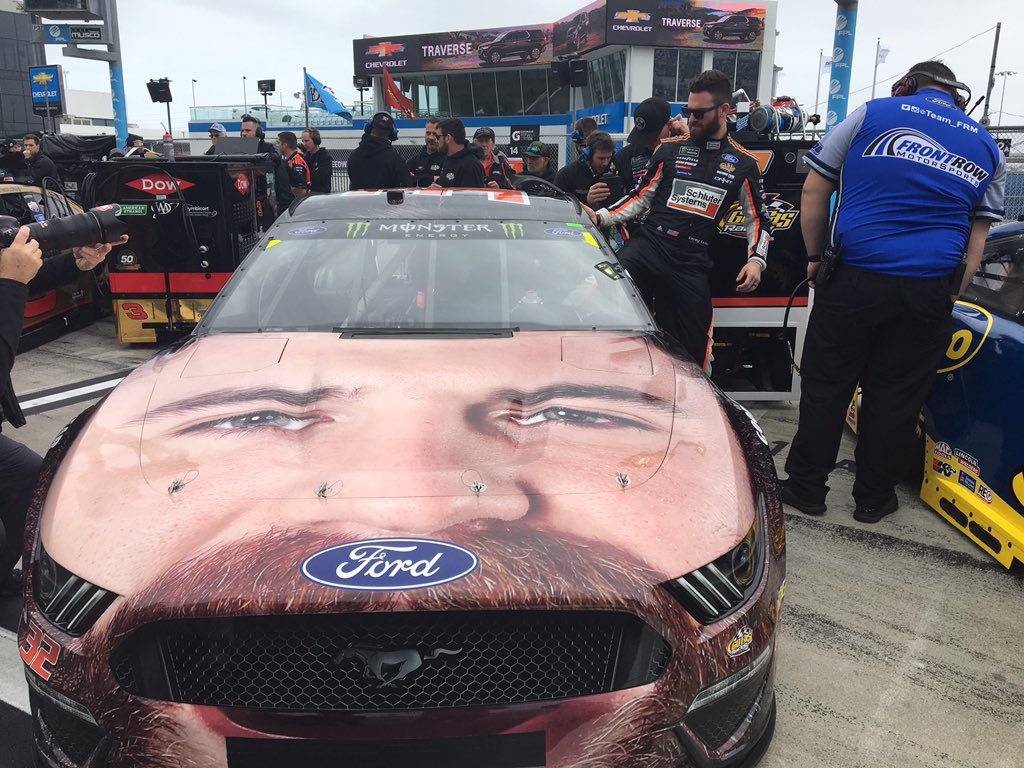NASCAR's Corey LaJoie Is Racing In The Daytona 500 With His Epic Beard