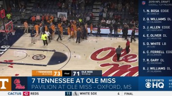 Ole Miss Fans Showered The Court With Trash After Controversial Call Secures Tennessee Win