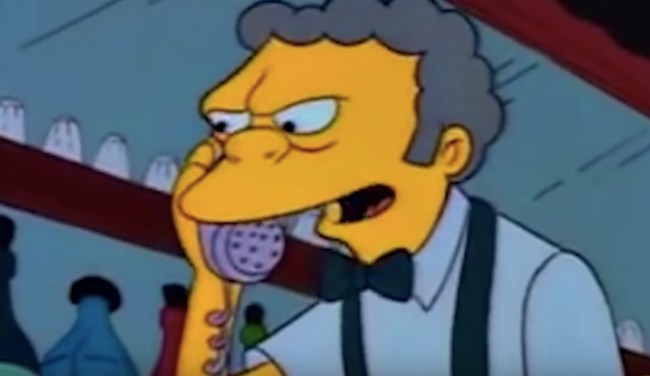 Moe from the simpsons