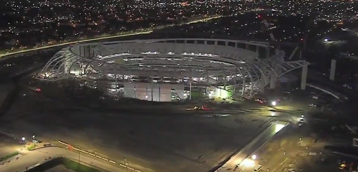 The Rams And Chargers New 5 Billion Stadium Contruction Progress 