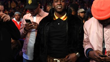 Antonio Brown Uses Awesomely Bad ‘White Men Can’t Jump’ Photoshop To Wish Derek Carr A Happy Birthday