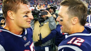 Tom Brady Delivers Hilarious Comment On Gronk’s Instagram Pic With Supermodel Girlfriend Camille Kostek