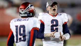 Mic’d Up Johnny Manziel Calls Opposing Player A ‘B**** A**’ For Mocking His Money Sign Celebration In AAF Debut
