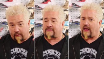 Guy Fieri Goes Sneaker Shopping And Talks About His Love Of Clothes With Flames And The Greatest Shoes Of All Time