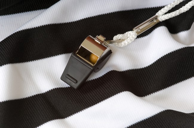 Referee Jersey and Whistle