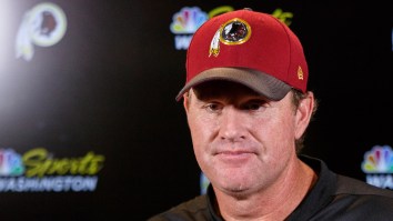 Fans Mock Jay Gruden For His Sad Expression In NFL Coaches’ Photo As Some Woman Photobombs Them All
