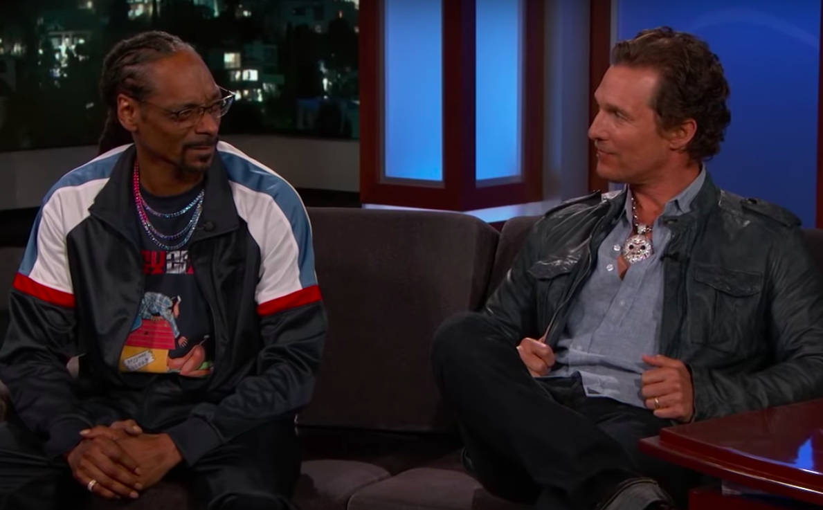 Matthew McConaughey And Snoop Dogg Smoked Weed Together While Filming