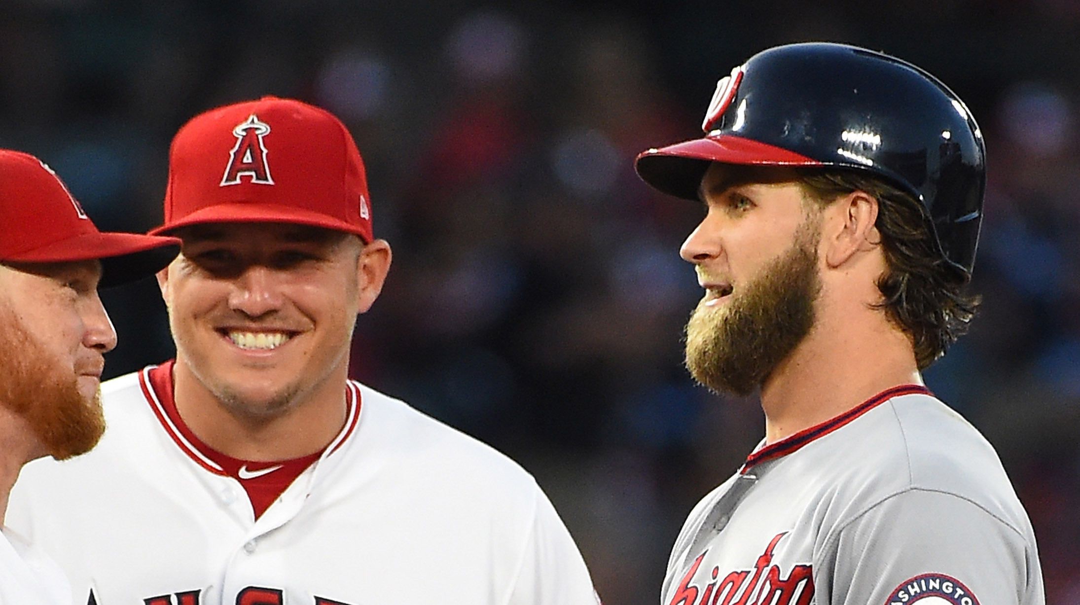mike trout vs bryce harper stats 2016