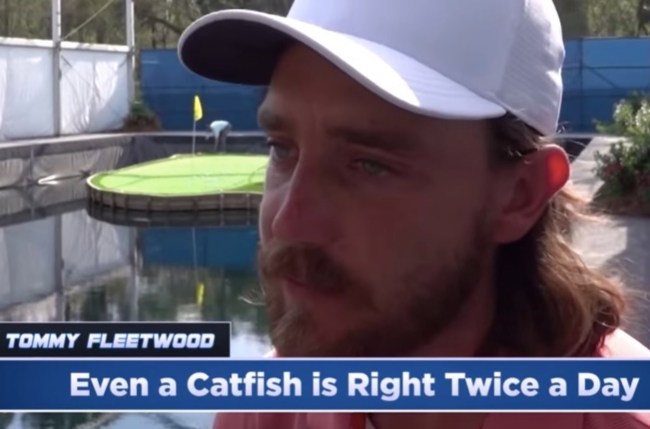 Tommy Fleetwood slips catfish phrase into interview