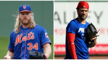 Noah Syndergaard Jabs Bryce Harper For Saying He ‘Wants To Bring A Title Back To D.C.’ In Phillies Press Conference