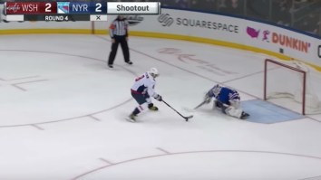 The Rangers Backup Goalie Lost A Shootout To The Caps With The Most Boneheaded Move Of 2019