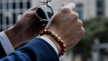 Step Up Your Suit Game With These Badass Beaded Bracelets For Dudes