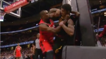 Serge Ibaka And Marquesse Chriss Throw Punches As Wild Fight Breaks Out Between The Two Players During Raptors-Cavs Game