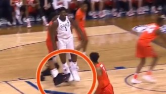 Syracuse’s Frank Howard Appears To Deliberately Trip Zion Williamson In His First Game Back From Injury And The Internet Was Not Happy