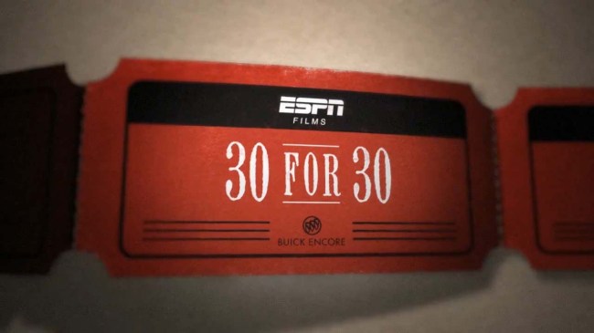 espn 30 for 30 early releases