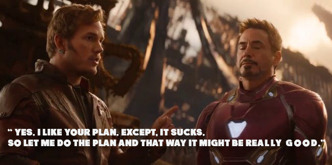 Avengers Peter Quill Plan