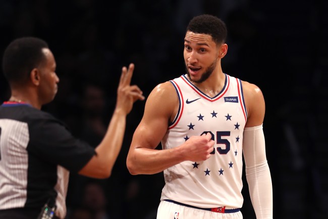 Ben Simmons was reportedly on the trade market by the Philadelphia 76ers earlier this season