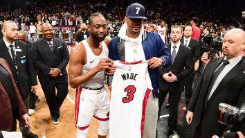 Dwyane Wade Gave Carmelo Anthony His Final Jersey Swap For A Pretty Cool Reason