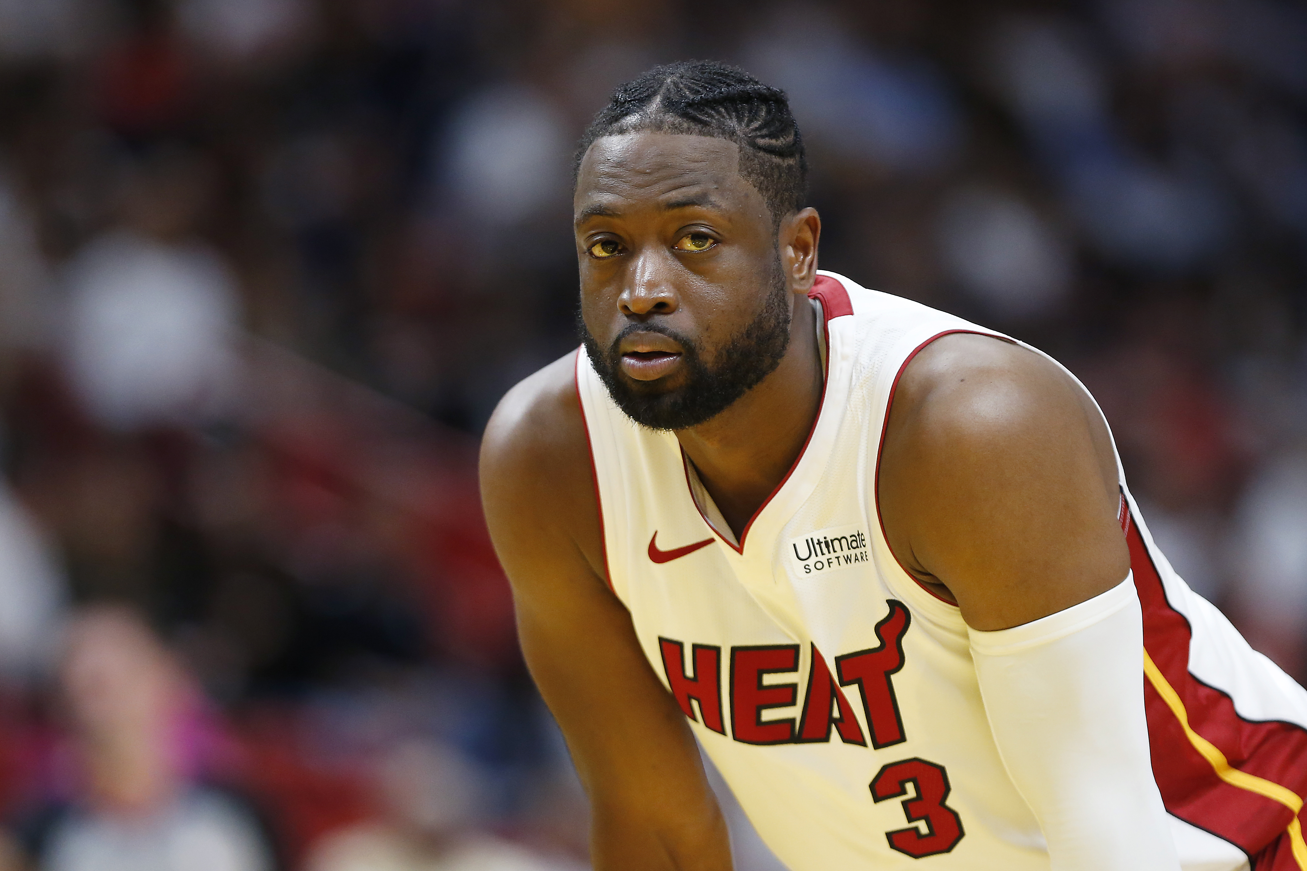 Dwyane Wade honoured with tribute video during last game against