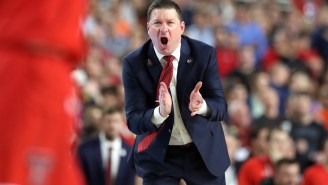 Texas Tech Coach Chris Beard Holds Back Tears In Amazing Postgame Speech After National Championship Loss
