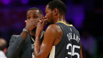 People Had A Field Day Trying To Guess What LeBron And Kevin Durant Talked About During A Secret Conversation