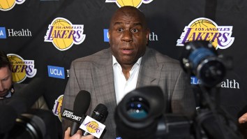 Magic Johnson Saying ‘I’m Not Gonna Be Here’ At His Resignation Presser Is This Week’s Best New Meme