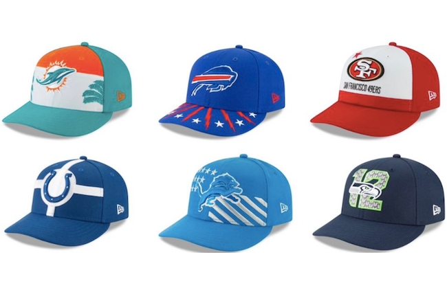 nfl new era draft hats