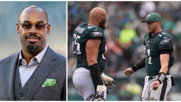 Eagles’ Lane Johnson Calls Donovon McNabb A Snake After Weird Comments About Carson Wentz’s Durability
