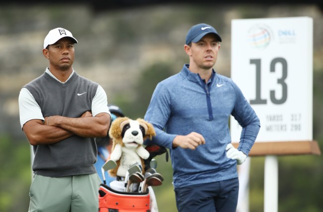 Rory McIlroy describes how Tiger Woods is still intimidating other golfers, especially after his Masters win.