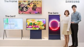 Despite Nobody Asking For It, Samsung Made A Vertical TV So Millennials Could View Instagram, Snapchat And TikTok