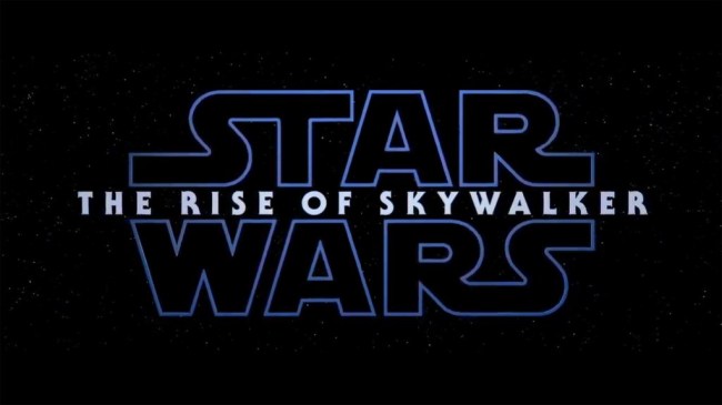 star wars episode ix the rise of skywalker
