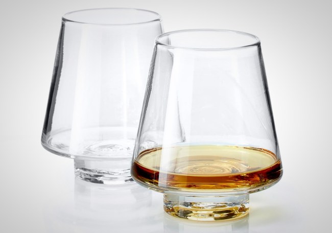 Terrane Oklahoma Whiskey Glasses Decanter and Monder Snifter handmade glassware